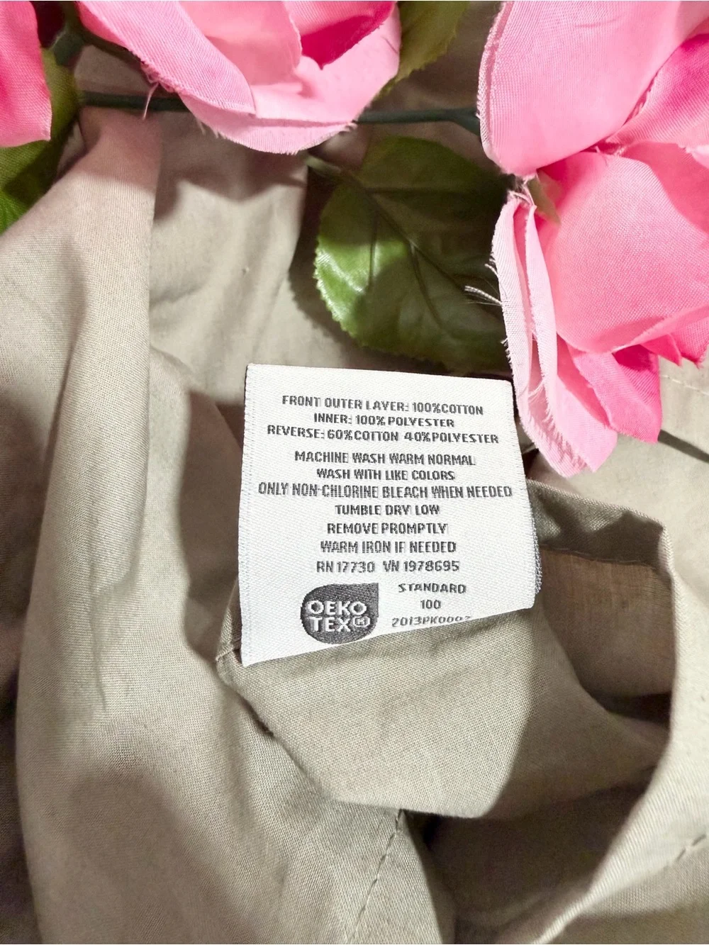 Hearth & Hand Magnolia King Pillow Shams Set 2 Olive Green Quilted Cotton